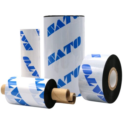 Ribbon ECP-SWR-100 Wax Resin 65mm x 100m OUT-C 12,7mm SATO Y59110200155