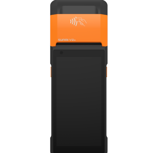 Terminal mobil, 14 cm, GPS, USB-C, BT, Wi-Fi, 4G, NFC, Android, GMS SUNMI V2s P06064070