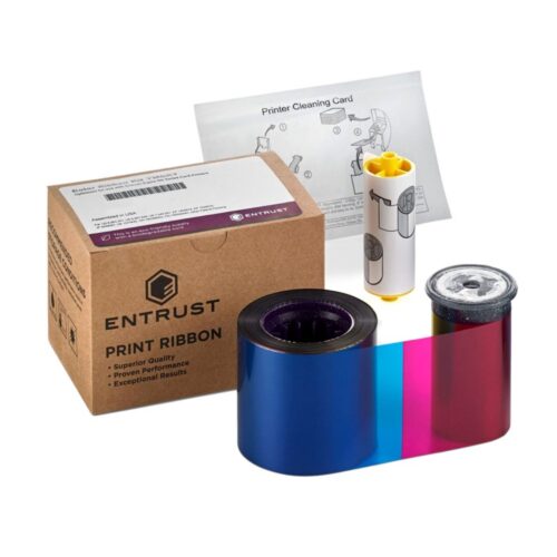 Ribbon color ymcKT-KT short panel Entrust 525100-006