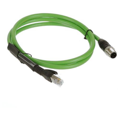 Cablu Ethernet CAB-ETH-M10 M12-IP67 la RJ45 10m