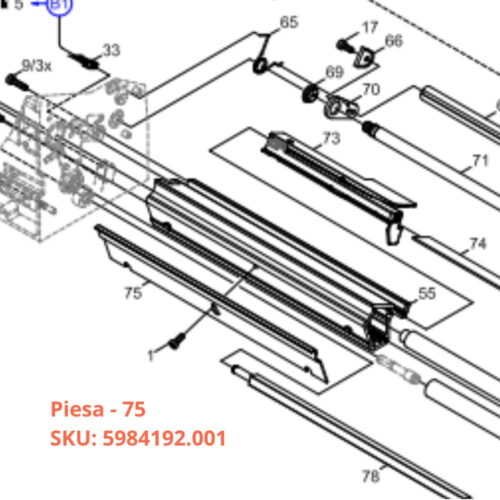 Placa de distribuire DP800 CAB 5984192.001