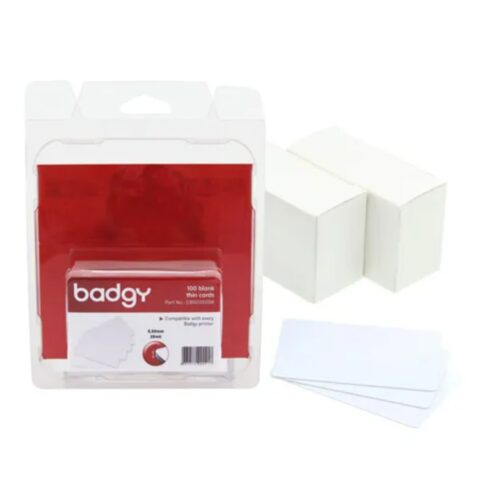 Carduri PVC groase Badgy200 100 buc Evolis CBGC0030W