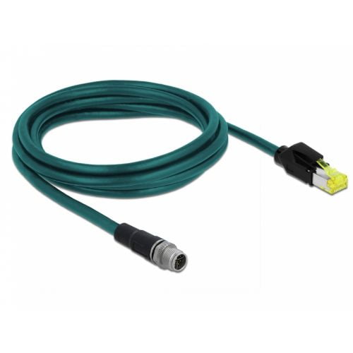 Cablu Ethernet HF81X M12 2m Honeywell HF8TCB-ETHER-002