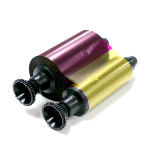 Ribbon color half-panel YMCKO Quantum2 400 printuri Evolis R3013