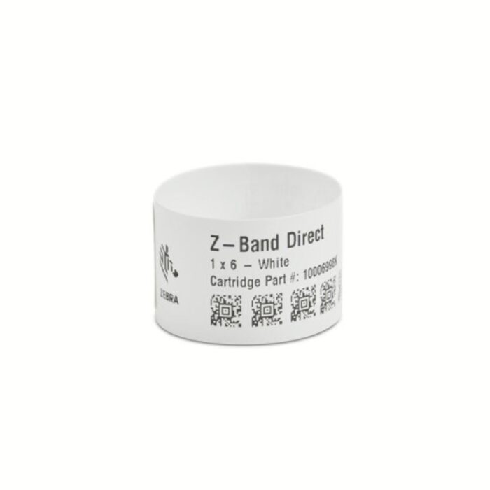 Brățări imprimantă 25.4×152.4mm Z-Band Direct Alb Zebra 10003853
