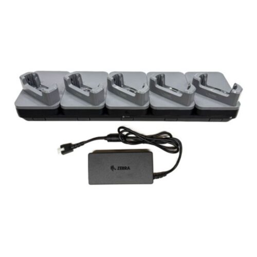 Kit cradle Zebra CRD-TC5A-5SC5DF-1, încărcare rapidă și USB pentru 5 terminale TC501 fără boot