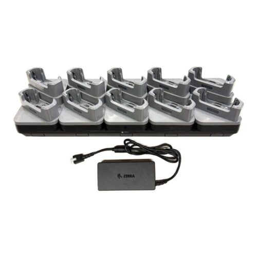 Kit cradle Zebra CRD-TC5AB-5SC10D-1, încărcare 10 terminale TC501 cu protective boot
