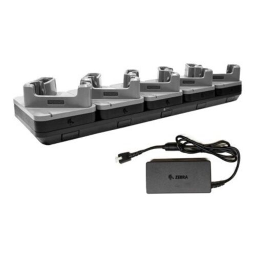 Cradle Zebra CRD-TC5AB-5SC5D5B-1, încărcare 5 terminale TC501 cu boot și 5 baterii