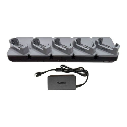 Kit cradle Zebra CRD-TC5AB-5SE5D-1, Ethernet/USB pentru 5 terminale TC501 cu boot