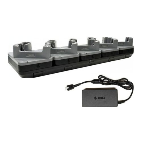 Kit Cradle 5 Terminale și 5 Baterii Zebra TC201 CRD-TCVT-5D5B-1