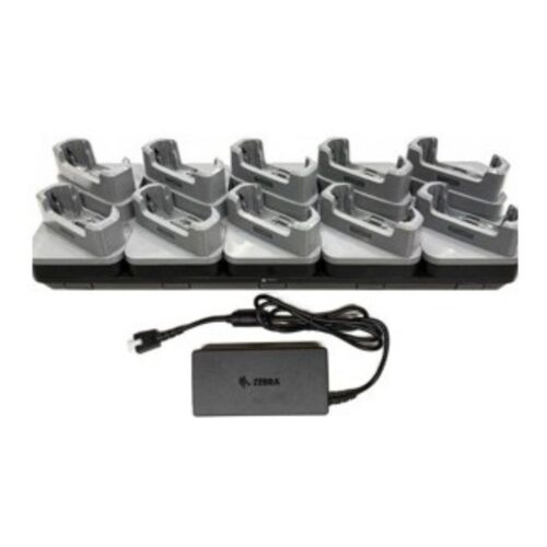 Kit Cradle 10 Terminale Zebra TC201 cu Rugged Boot CRD-TCVTB-10D-1