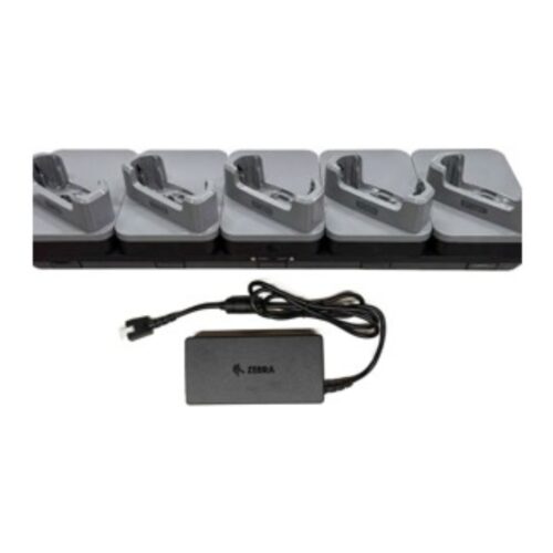 Kit Cradle Ethernet/USB 5 Terminale Zebra TC201 cu Rugged Boot CRD-TCVTB-5DE-1