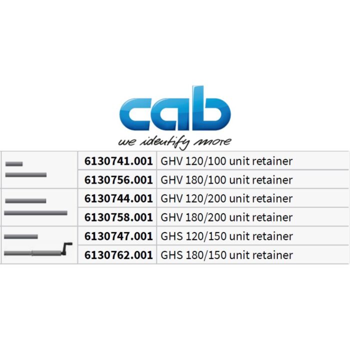 Element de fixare unitate CAB GHV