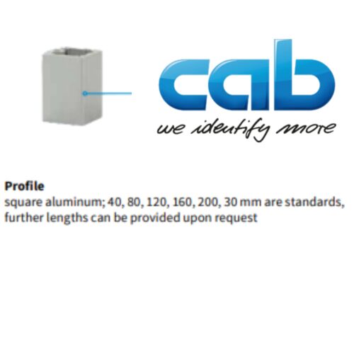 Profil de aluminiu CAB 300 mm pentru HERMES Q 5987703