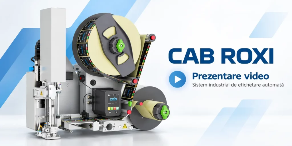 Sistem industrial de etichetare automată CAB ROXI
