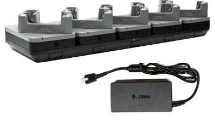 Kit cradle pentru 5 dispozitive și 5 baterii – Zebra – CRD-TC7A-5SC5D5B-1