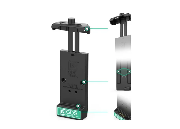 Suport auto RAM GDS pentru terminal cu IntelliSkin – RAM Mounts – 3PTY-RAM-GDS-DOCK-V3CPAU