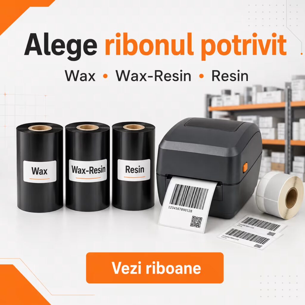 Alege ribonul potrivit pentru imprimanta de etichete Wax Wax-Resin Resin