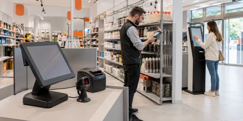 Echipamente hardware pentru retail în România: POS, scanner 2D, terminal mobil și kiosk
