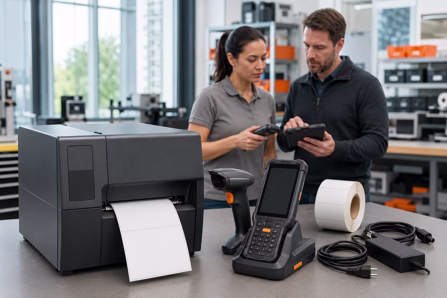 Program Reseller AutoID | Prețuri B2B, suport și oferte de proiect Kit de echipamente pentru proiect AutoID cu imprimantă, scanner și terminal mobil